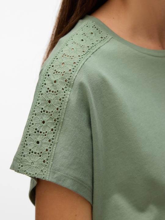 Immagine prodotto Vero Moda Vmemmy Ss Lace Tape Top Jrs Ga Noos (L)