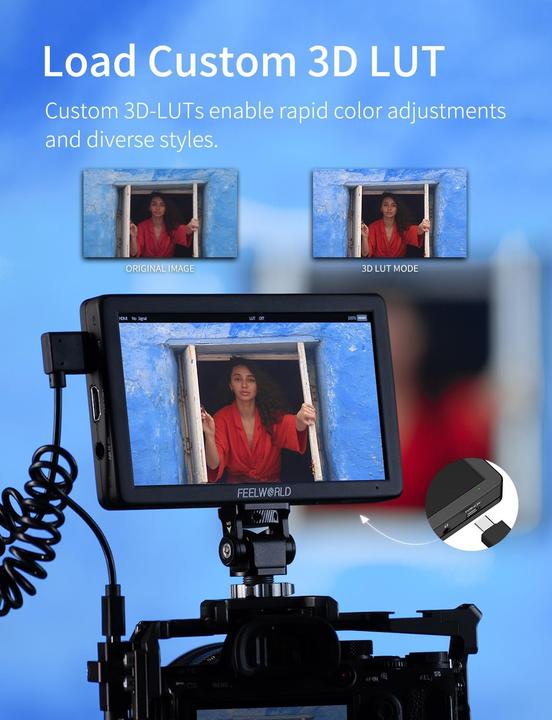 Immagine prodotto Feelworld T6 6" Monitor with Metal Case (6")