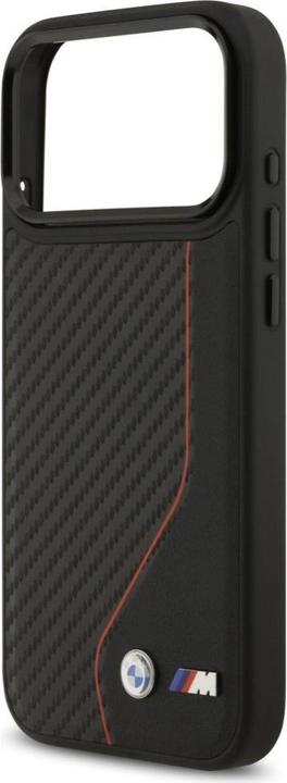 Actual product image BMW Case M Carbon Line & Logo MagSafe for iPhone 17 Pro Max red (Apple iPhone 17 Pro Max)