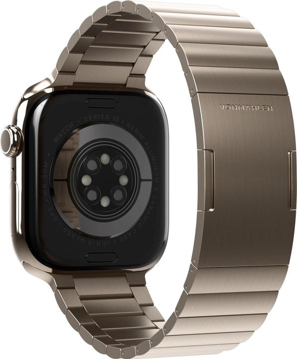 Produktbild Vonmählen Edelstahl Gliederarmband Pro für Apple Watch 40/41/42mm, gold (Edelstahl)