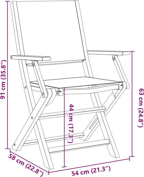 Produktbild vidaXL Bistro Set
