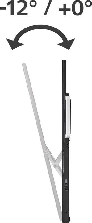 Actual product image Hama TV wall mount, tiltable, 254 cm (100") up to 75 kg (Wall, 75 kg, 46" - 100")