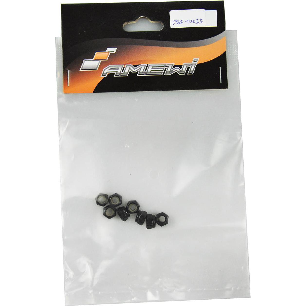 Amewi, Dadi + Rondelle, 02055 Dado di arresto M4 8 pezzi