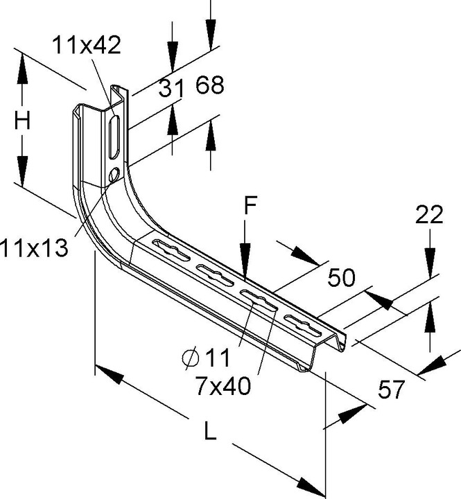 Immagine prodotto Niedax Sospensione TKS 100 (0.16 m)