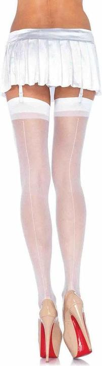 Produktbild Leg Avenue Str?Mpfe Mit R?Ckennaht Weiss (One Size)