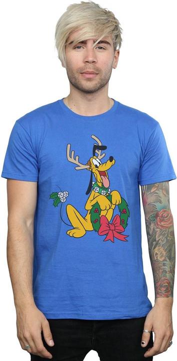 Immagine prodotto Disney Pluto Christmas Reindeer Maglietta Uomo (3XL)