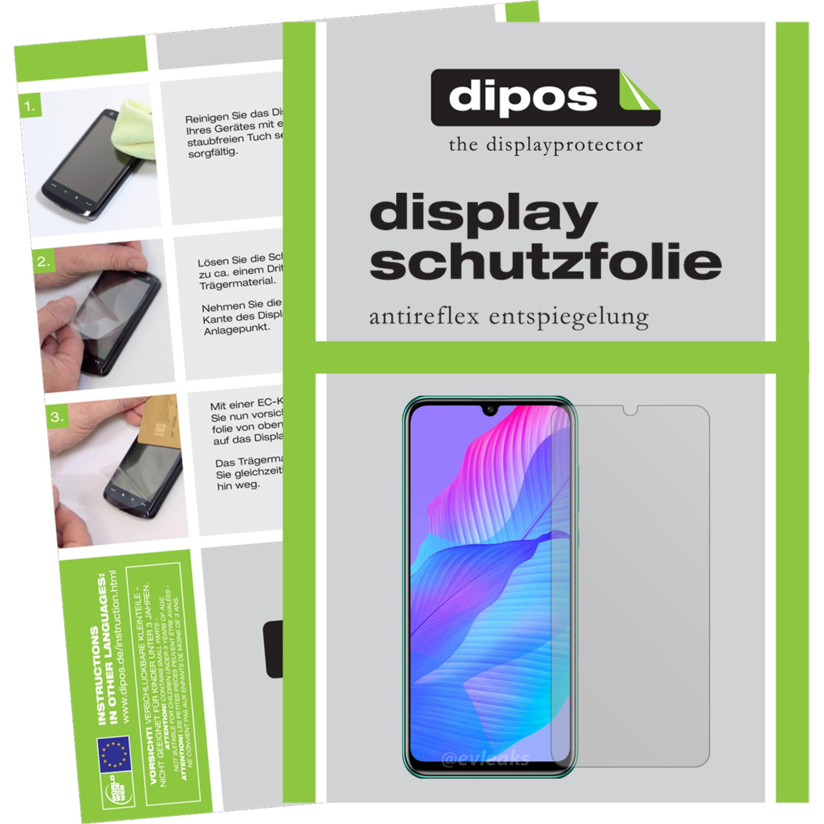 Dipos Displayschutzfolie Antireflex (2 Stück, Huawei P Smart S), Smartphone Schutzfolie, Transparent