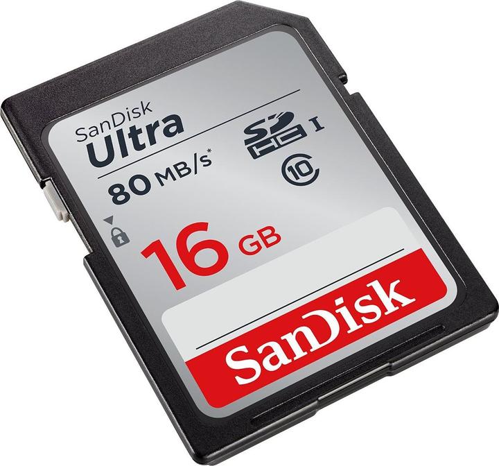 Produktbild Sandisk Ultra U1 (16 GB, SDHC, U1, UHS-I)