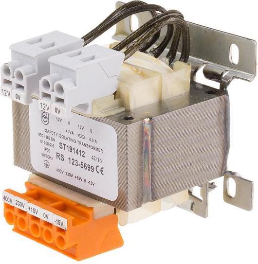 Produktbild RS PRO 40VA Isolation Transformer 2x12V
