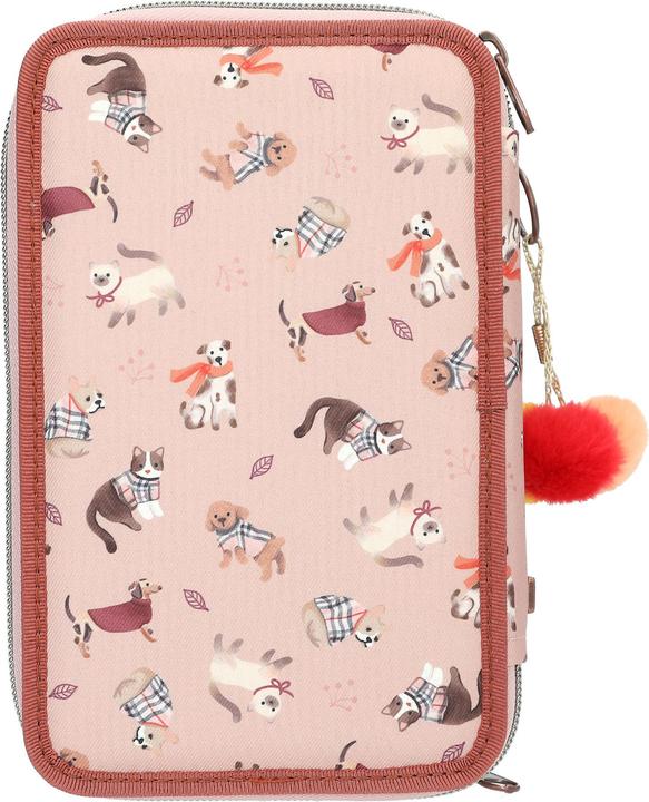 Produktbild Top Model TOPModel - Triple Pencil Case FUR EVER FRIENDS - Powdery Pink and Copper