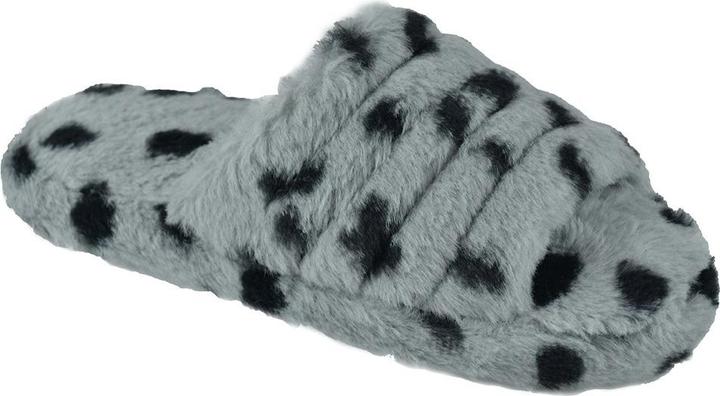 Actual product image Slumberzzz Womens/Ladies Plush Leopard Print Slipper (35.5)