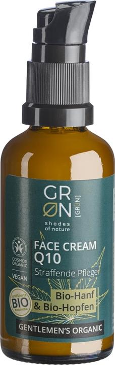 Actual product image GRN GENTLEMEN'S Gesichtscreme Q10 straffend Hanf & Hopfen (50 ml, 24h cream)