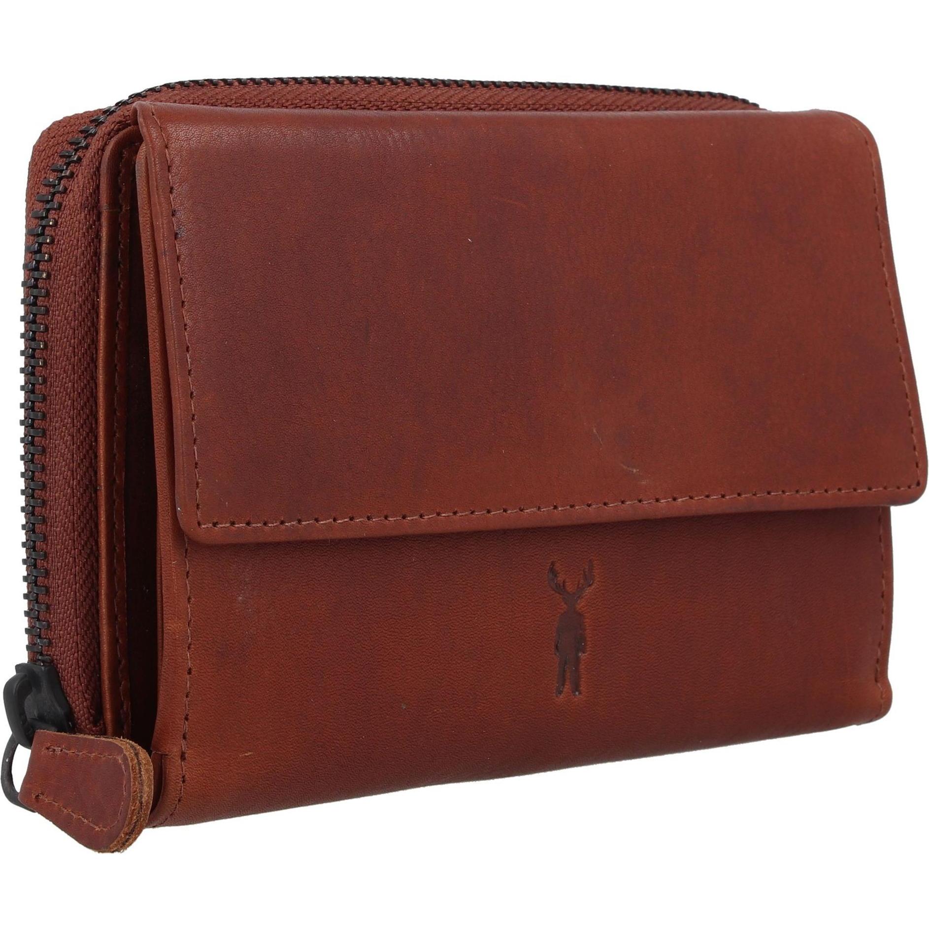 Thumbnail - Jack kinsky, Herren, Portemonnaie, Risör Geldbörse RFID Schutz Leder 14 cm, Braun