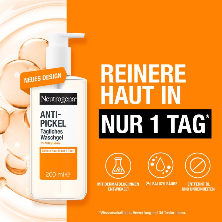 Produktbild Neutrogena Anti Pickel Waschgel (Reinigungsgel, 200 ml)