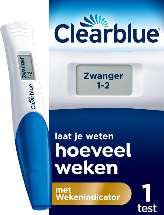 Actual product image Clearblue Digital Pregnancy Test With Weeks Indicator