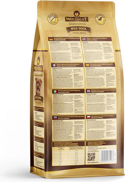 Actual product image Wolfsblut Wild Duck (Adult, 1 pcs., 2000 g)