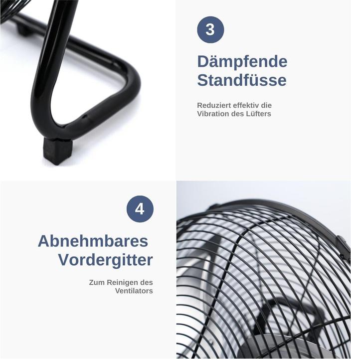 Produktbild Hermex Solarventilator Outdoor-Ventilator Bodenventilator Camping-Ventilator (40 dB)