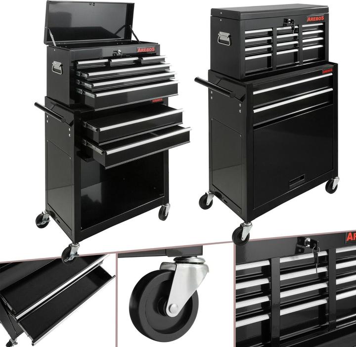 Immagine prodotto Arebos Carrello da officina (2 x)