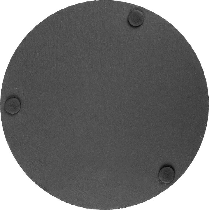 Produktbild Cocon Kerzenuntersetzer Ø 20 cm, Schiefer, Schwarz, Detailfarbe