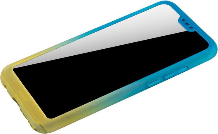 Produktbild König Design Hülle Handy Schutz für Huawei P20 Lite Full Case Cover Displayschutz Bumper Gelb (Huawei P20 Lite)