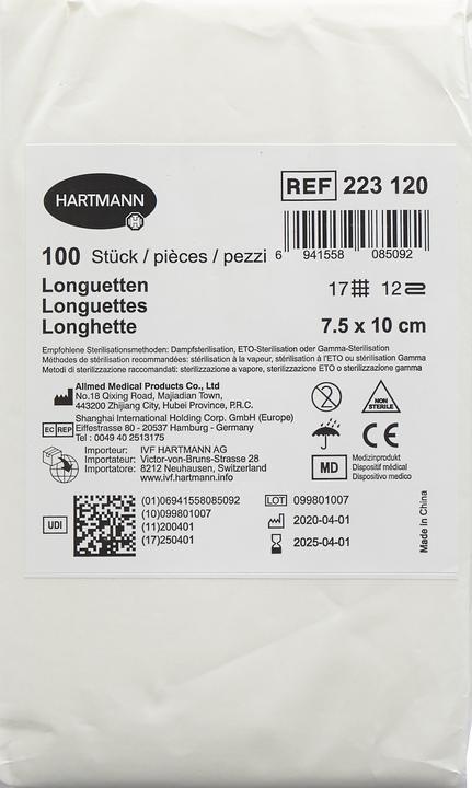 Produktbild IVF Hartmann Longuetten Typ 17 7.5x10cm 12 fach