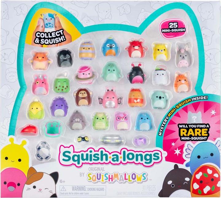 Produktbild Squishmallows Squish-a-longs 2,5 cm 25 Pack Style 1 S3
