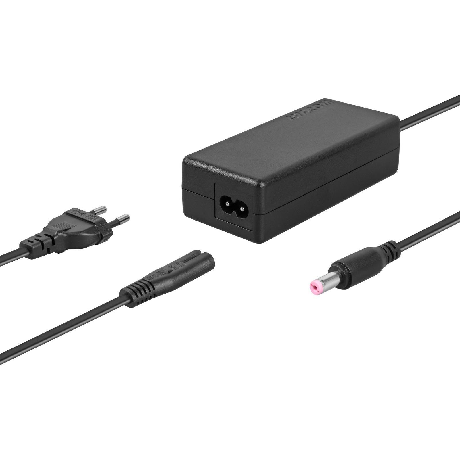 Avacom nabÃ­jecÃ­ adaptÃr pro notebooky Acer, Dell konektor (65 W), Notebook Netzteil, Schwarz