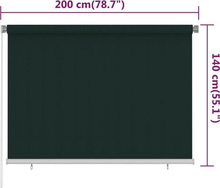 Image du produit vidaXL Store roulant (200 x 140 cm)