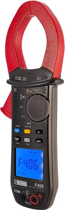 Actual product image Chauvin Arnoux F406 Current clamp digital Splash-proof (IP54) CAT III 1500 V, CAT IV 1000V An (CAT III, CAT IV 1000V)
