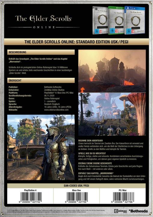 Actual product image Bethesda Elder Scrolls Online (incl. Morrowind) (PS4)
