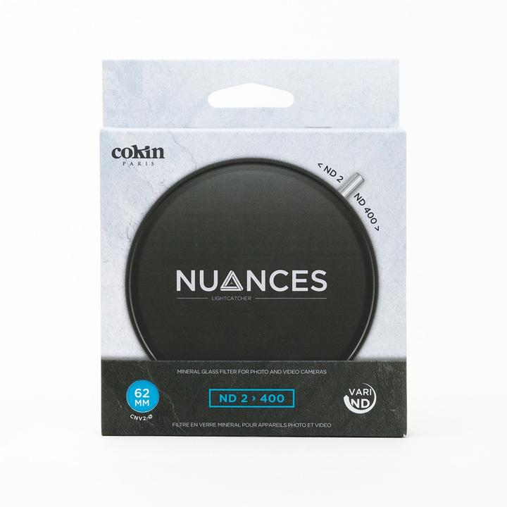Actual product image Cokin Round NUANCES NDX 2 400 62mm (1 7 f stops) (62 mm, Neutral density filter, 62 mm)
