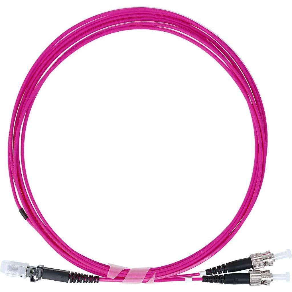 BlueOptics Cavo patch in fibra ottica duplex MTRJ-ST Multimode OM4 15 metri (15 m), Cavo di rete