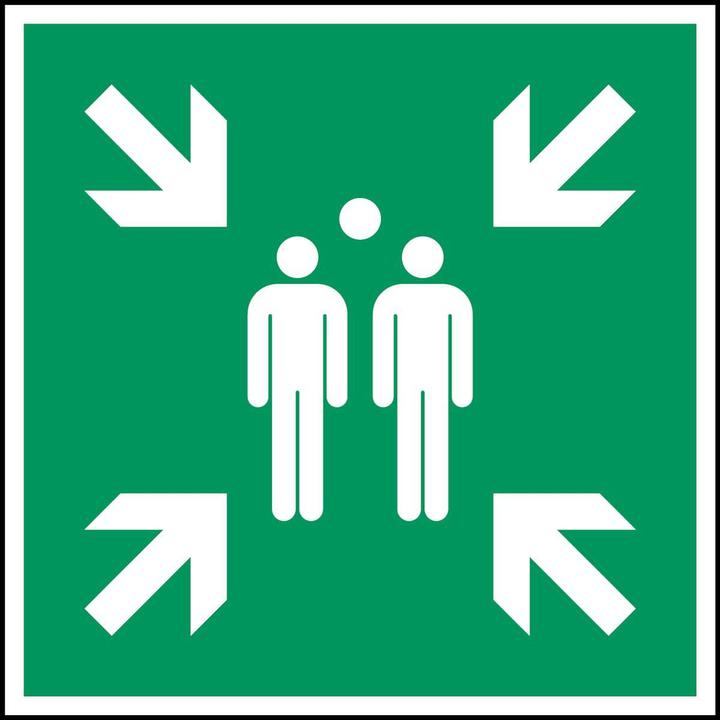 Image du produit Brady Panneau de sécurité ISO - Point de collecte