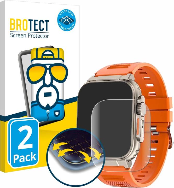 Productafbeelding BROTECT Volledig bedekkende screen protector (A70)
