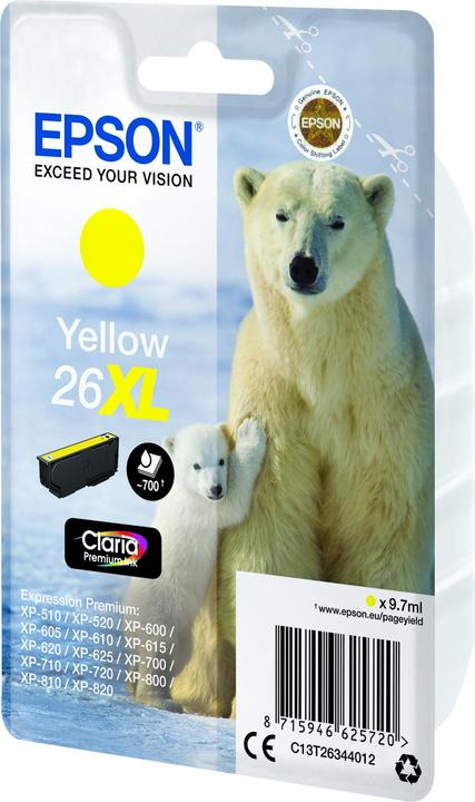 Produktbild Epson 26XL Claria Premium (Y)