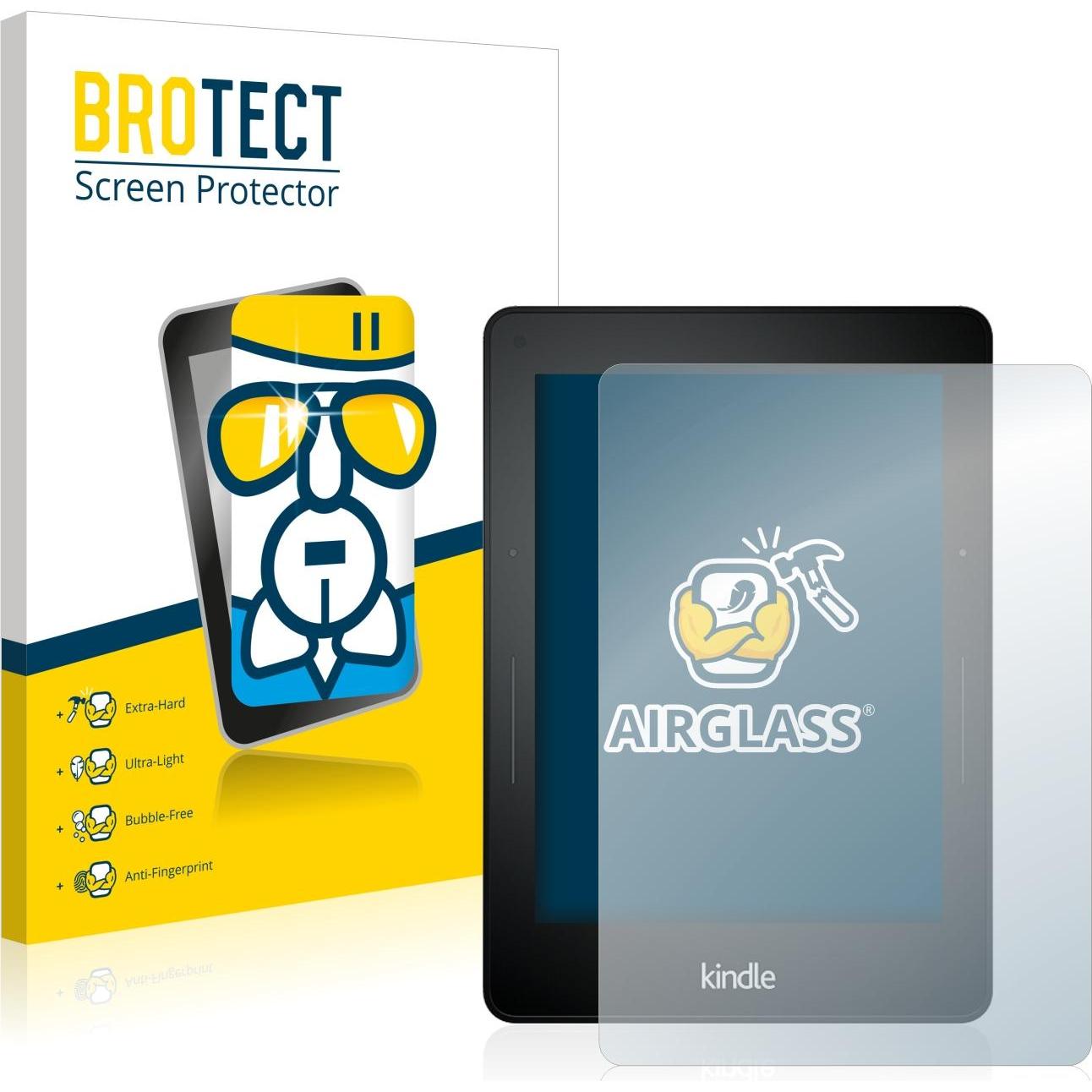 BROTECT AirGlass Panzerglasfolie (Kindle Voyage), eReader Zubehör, Transparent