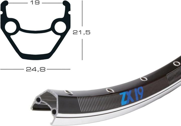Produktbild Exal ZX 19 28" Felge 622-19 VL (28")