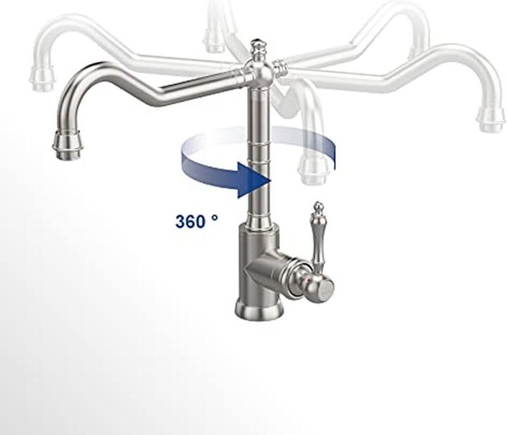 Actual product image Villeroy & Boch V&B Single-lever sink mixer AVIA 2.0 Pressure Solid stainless steel