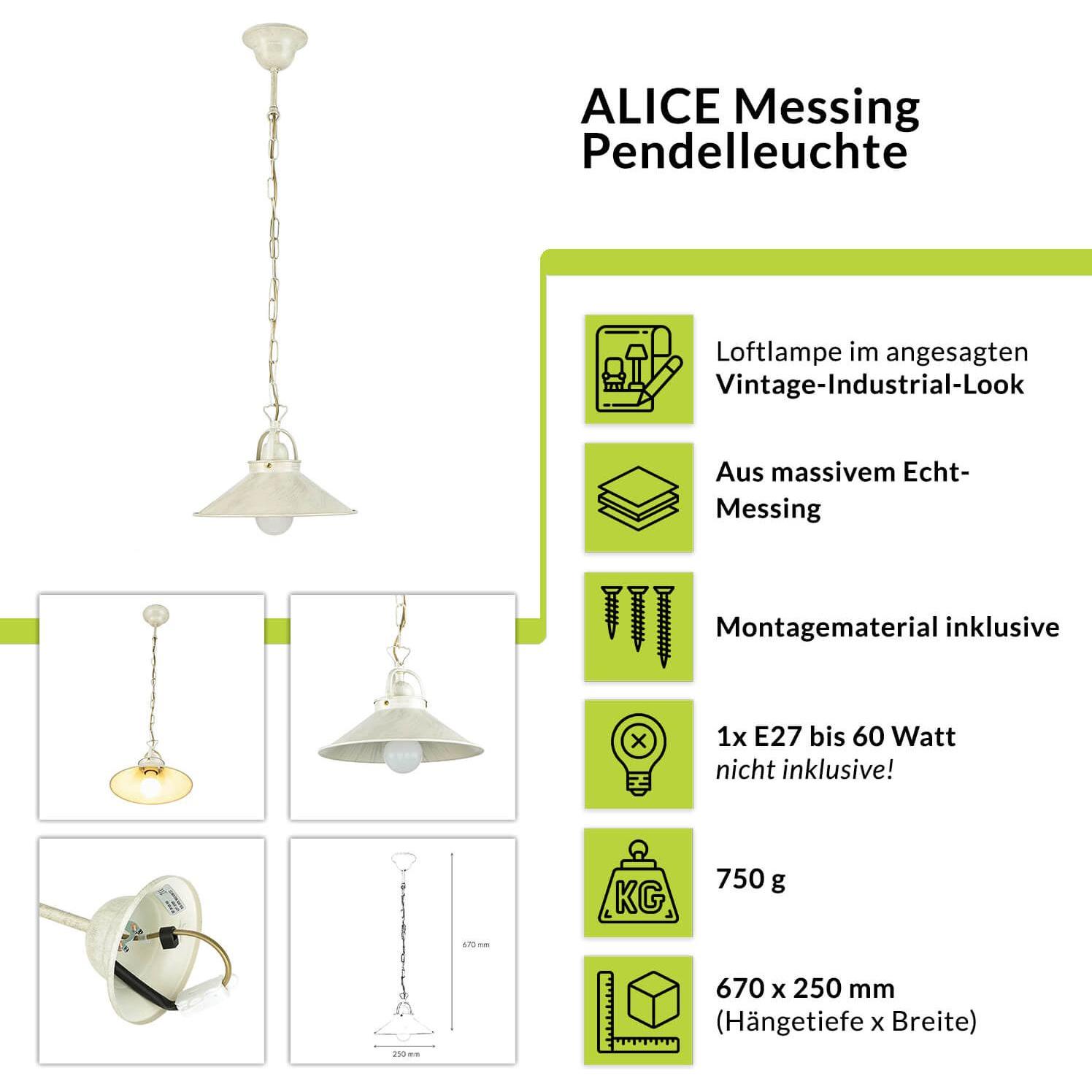 Thumbnail - Licht-Erlebnisse, Pendelleuchte, Alice (E27)