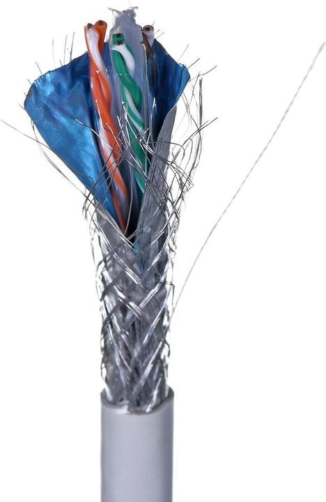 Actual product image Lanberg LCS6-11CU-0305-S SFTP stranded cable CU, cat. 6, 305m, pilka (S/FTP, CAT6, 305 m)