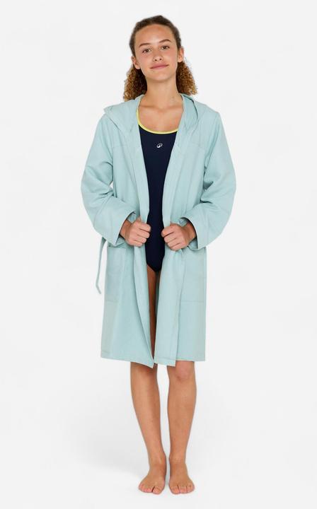Image du produit Nabaiji Maillot de bain vert clair microfibre compact à capuche pour enfants (122)