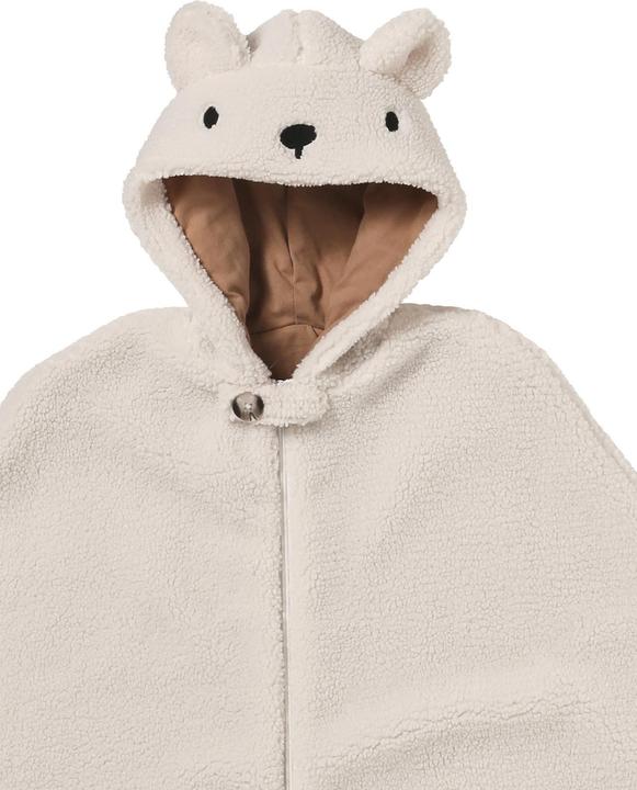 Vertbaudet Baby Poncho mit Kapuze für Babyschale und Trage