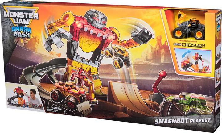Produktbild Monster Jam 1:64 Smash & Bash Smashbot Playset