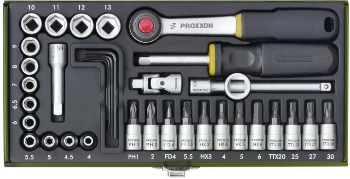 Proxxon Dopsleutelset metrisch 1/4" (6,3mm) (1/2")