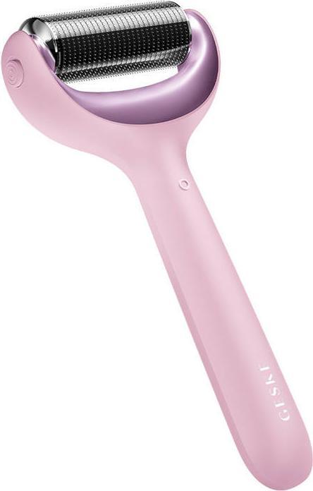 Image du produit Konjac Sponge Roller do mezoterapii igłowej twarzy i ciała 8w1 Geske z Aplikacja (różowy)