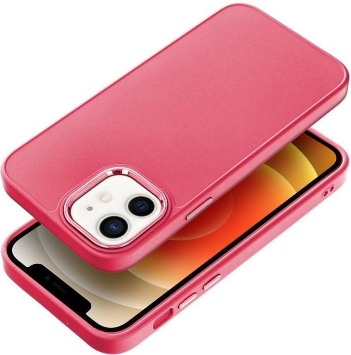 Produktbild OEM Back panel cover FRAME Case for IPHONE 12 / 12 Pro magenta (Apple iPhone 12, Realme 12 Pro+)