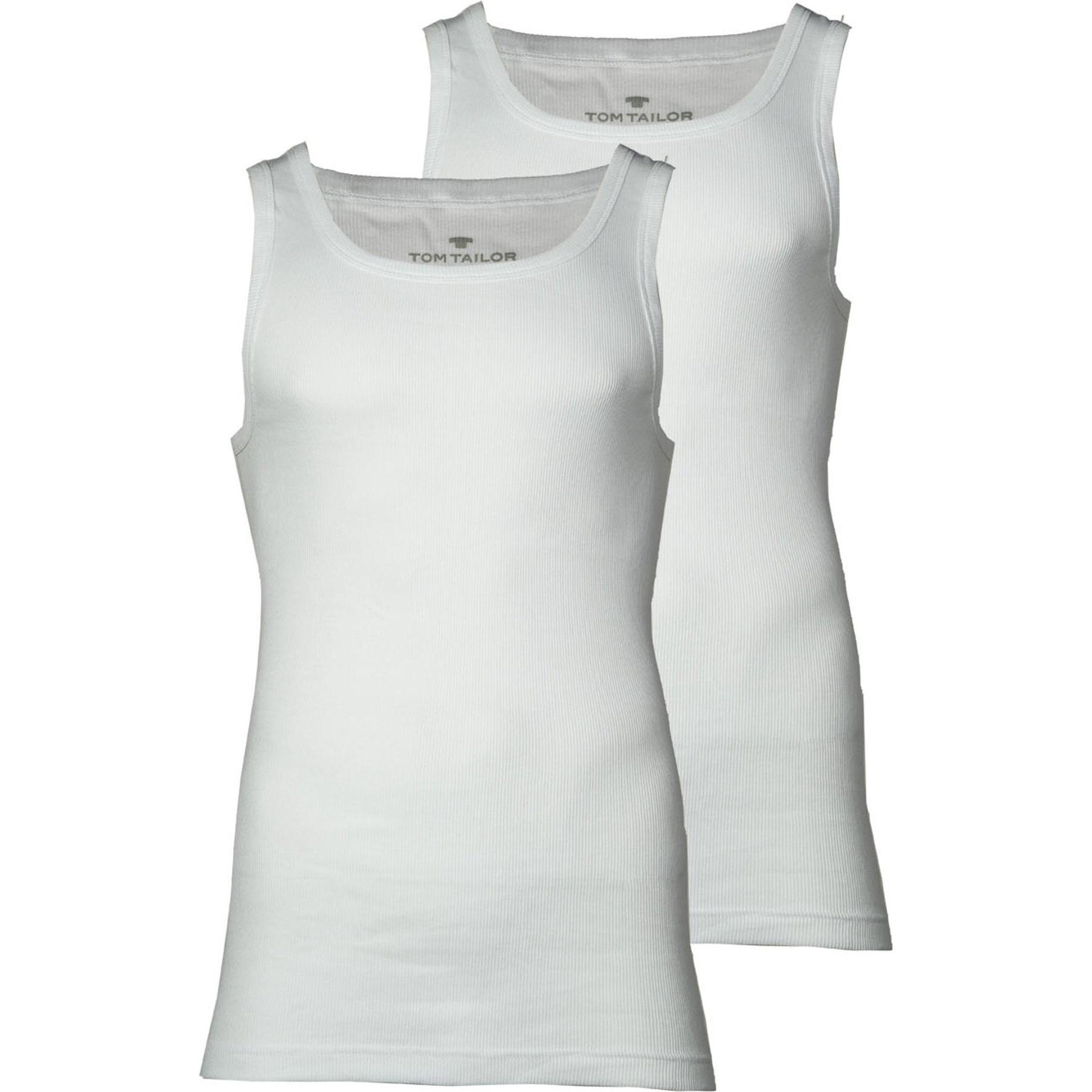 Tom Tailor, Herren, Shirt, Unterhemden, Weiss, (6)