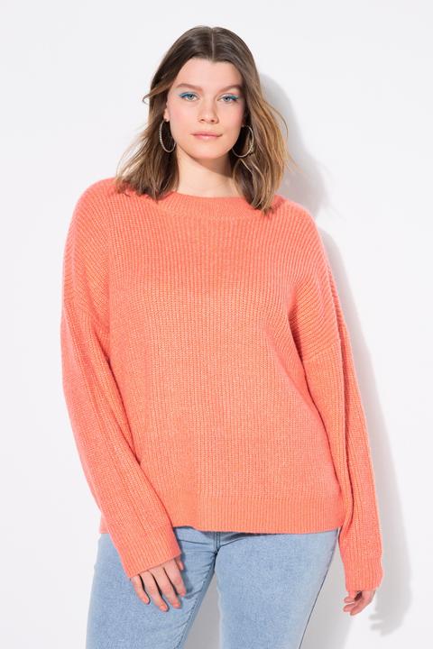 Actual product image Studio Untold Oversized Long Sleeve Ribbed Knit Sweater (56)