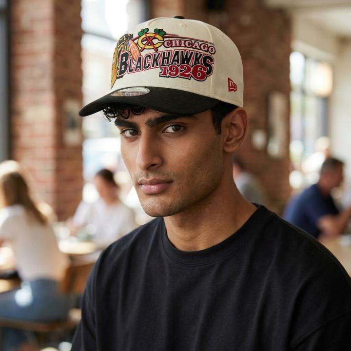 Produktbild New Era 9Fifty A-Frame Cap - Classic Chicago Blackhawks (One Size)