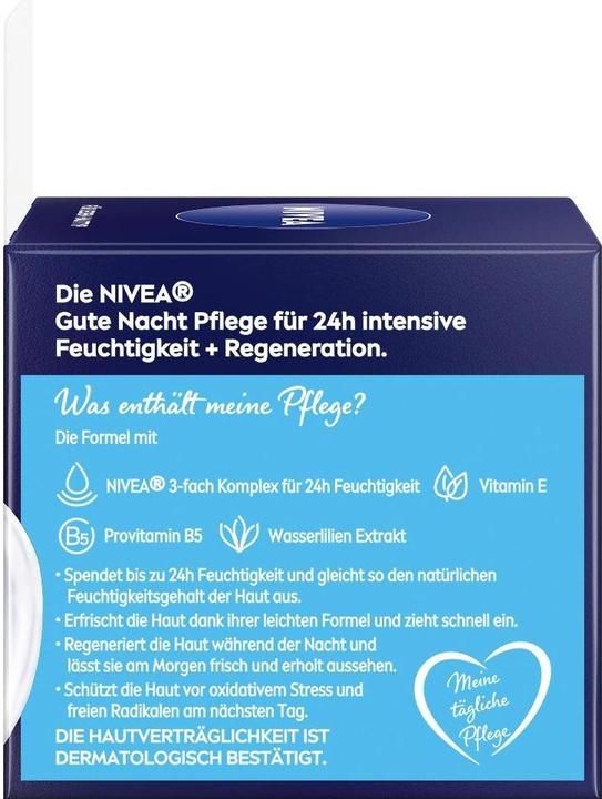 Actual product image NIVEA Good Night Care 24h Moisture + Regeneration (50 ml, 24h cream)
